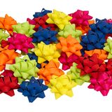 Artikelbild 1 für PRÄSENT Geschenk-Schleifen matt blau/rot/gelb/grün/pink/orange 10,0 mm x 0,95 m, Artikelnummer 102537