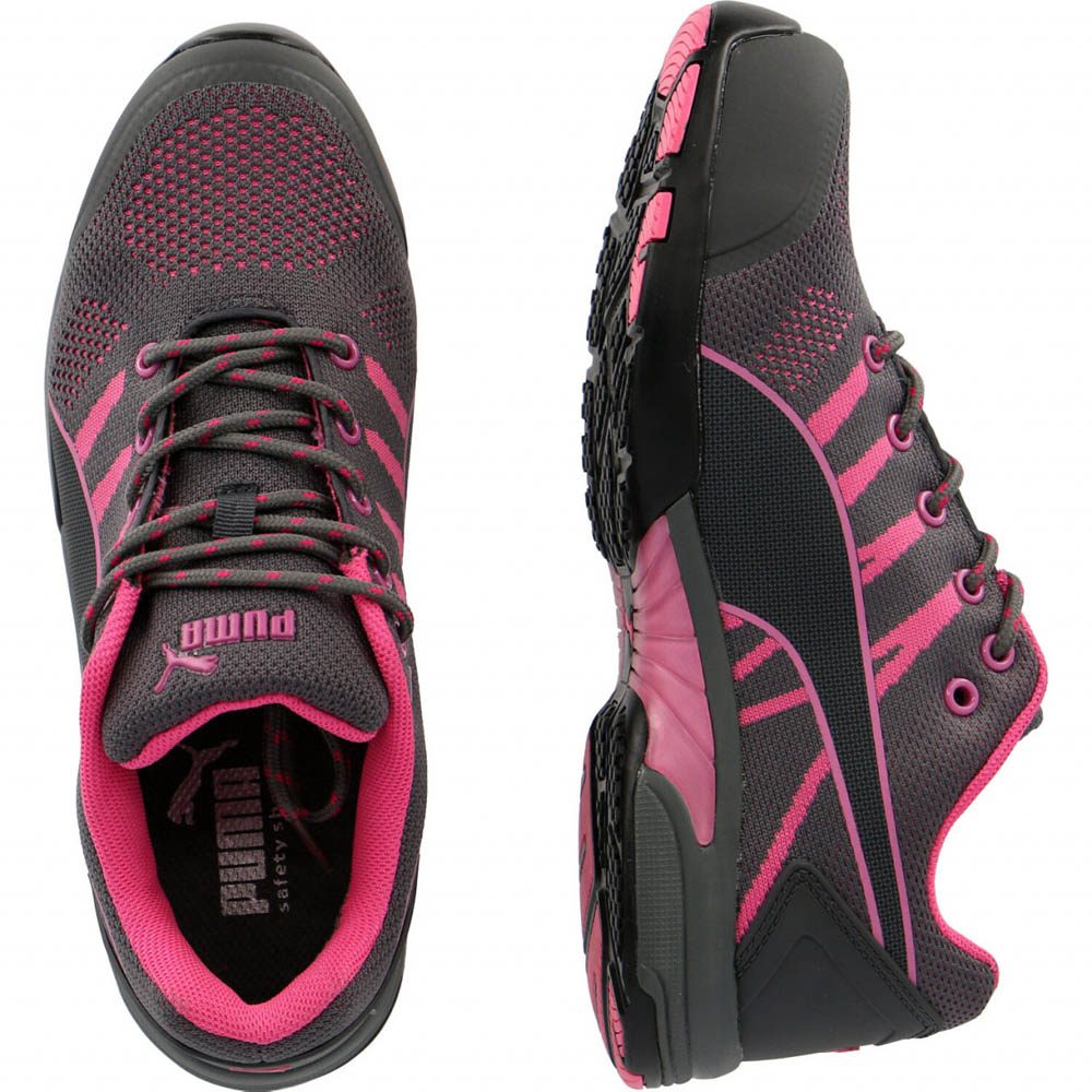 PUMA Damen S1 Sicherheitsschuhe CELERITY KNIT PINK MISS SAFETY grau GroBe 36 buroshop24