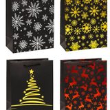 Artikelbild 1 für 12 TSI Geschenktaschen PREMIUM Weihnachten Motiv sortiert 26,0 x 32,0 cm, Artikelnummer 544284