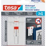 Klebenägel tesa Powerstripes Klebenägel für max. 2,0 kg 2,4 x 4,5 cm, 2 St. von tesa