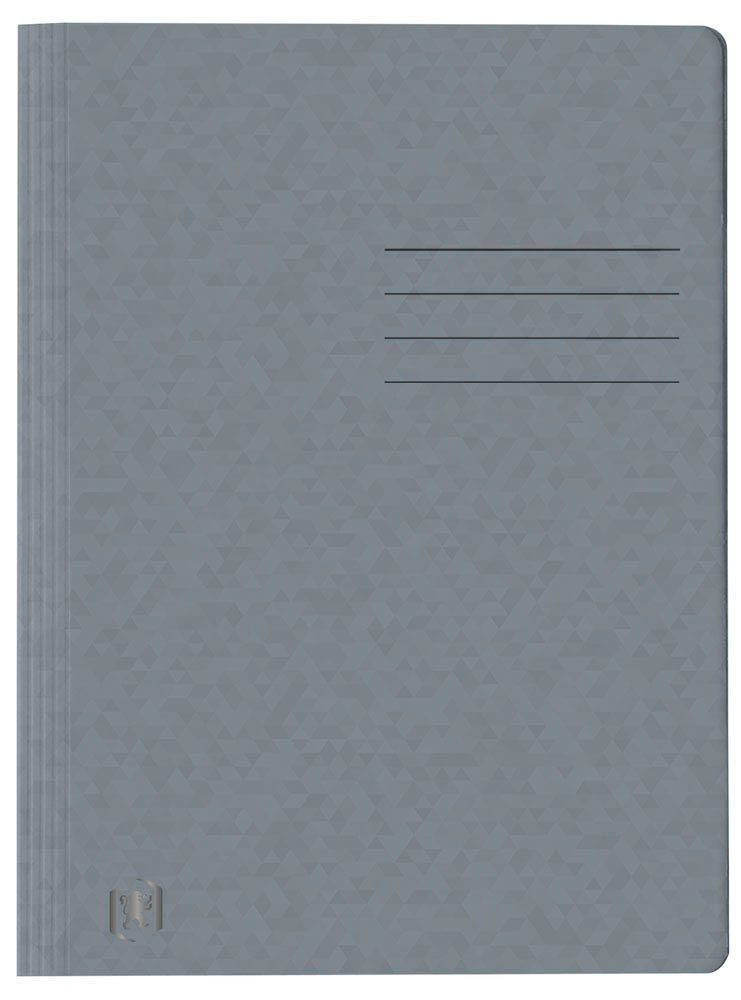 OXFORD Schnellhefter TOP FILE+ Karton grau DIN A4 >> büroshop24