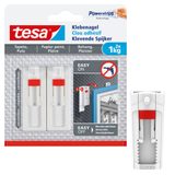 Klebenägel tesa Powerstrips Klebenägel für max. 1,0 kg 2,4 x 6,4 cm, 2 St. von tesa