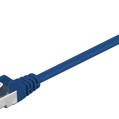 Artikelbild 1 für goobay RJ-45 Netzwerkkabel 5,0 m blau bis zu 1,00 Gbit/Sek. bis zu 100 MHz, 1 St., Artikelnummer 152264