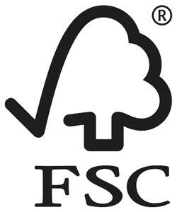 FSC-Logo, steht für verantwortungsvolle Waldwirtschaft.