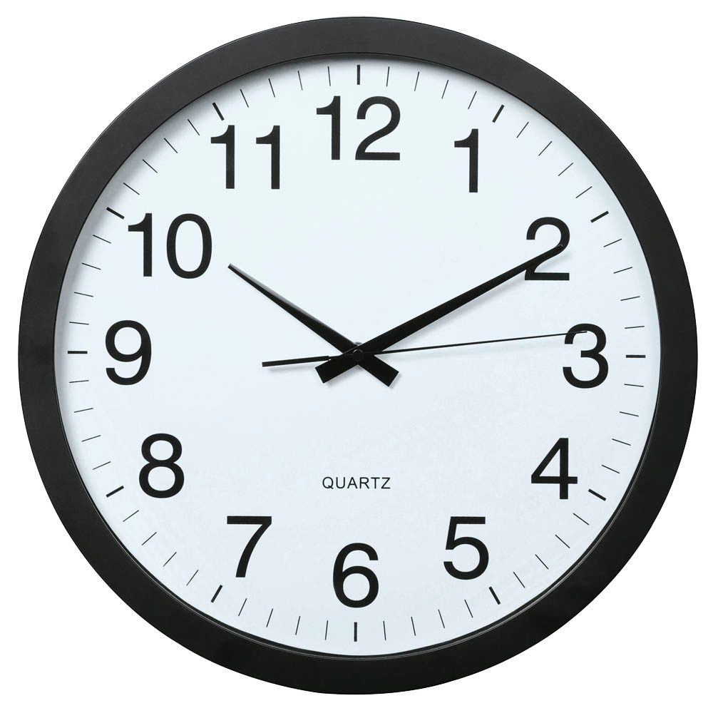 Hama Wanduhr Aruba Wei Schwarz Kunststoff 40 0 Cm B roshop24 hama-wanduhr-aruba-wei-schwarz-kunststoff-40-0-cm-b-roshop24