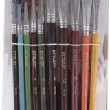 Artikelbild 1 für TOPPOINT Pinsel-Set Größe 1, 2, 3, 4, 6, 8, 10, 12, 10-teilig, Artikelnummer 254361