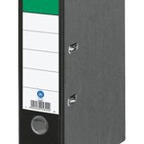 Artikelbild 1 für Grüner Balken Ordner schwarz marmoriert Karton 8,0 cm DIN A4, Artikelnummer 111583