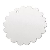 Artikelbild 1 für Rayher Geschenkanhänger weiß Tags-Scallop Ø 5,7 cm 26 St., Artikelnummer 958475