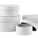 Artikelbild 1 für Creativ Company Geschenkboxen-Set weiß, Artikelnummer 232609